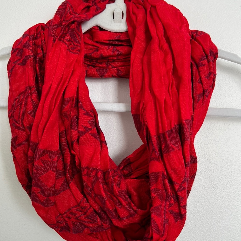 Express Red Aztec Scarf